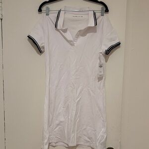 Abercrombie & Fitch White Polo Mini Dress